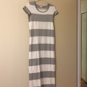 GAP Striped Maxi Dress